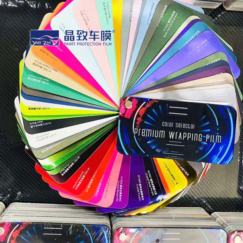 Campione di involucro per auto in vinile multicolore OEM, pratico e leggero