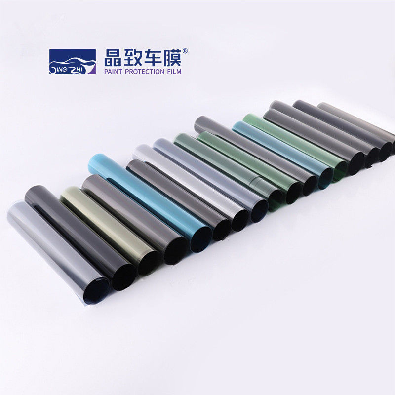 Multicolor PET Car Windows Tint Impermeabile Anti UV Isolamento termico