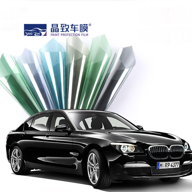 Multicolor PET Car Windows Tint Impermeabile Anti UV Isolamento termico