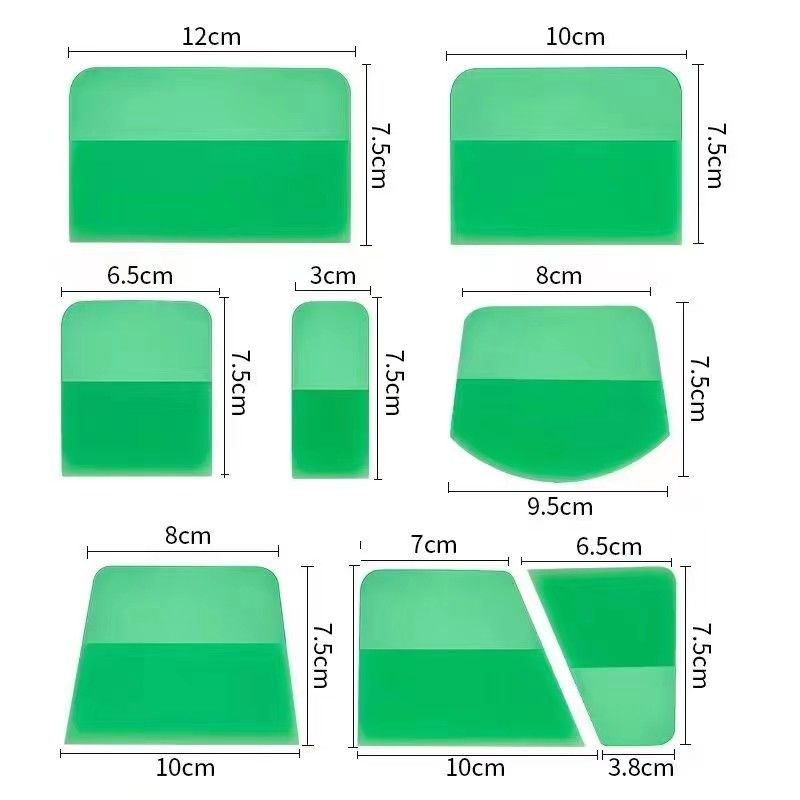 Flessibile 5 in 1 Set di strumenti per avvolgere l'auto Tergipavimento durevole per pellicole trasparenti PPF