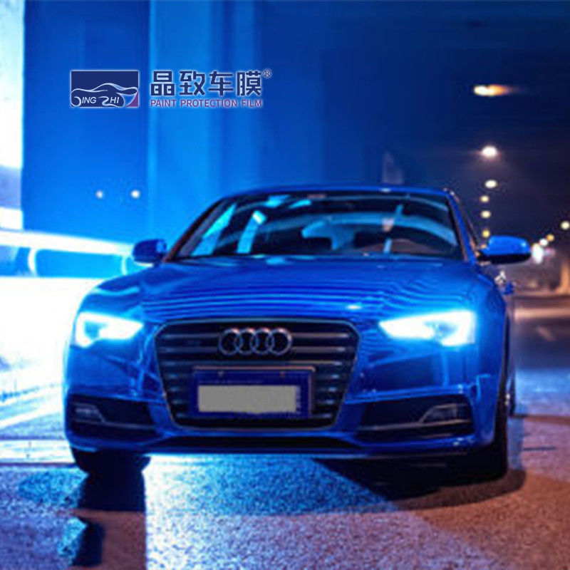 Migliore qualità 3 strati lucido blu metallizzato auto involucro in vinile senza bolle per car wrapping 1,52 m * 18 m