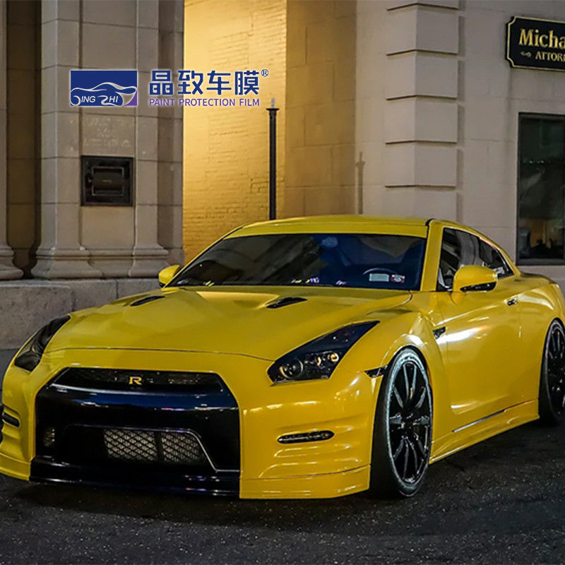 PET Super Glossy Automotive Sky Blue Grey Yellow Red Green Black car wrap vinile adesivo per auto in vinile per tutto il corpo