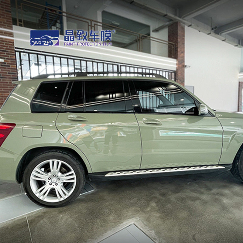 VvividPopular Highlight Crystal Glossy Khaki Army Green Car Wrap Pellicola per avvolgere il corpo in vinile 3m