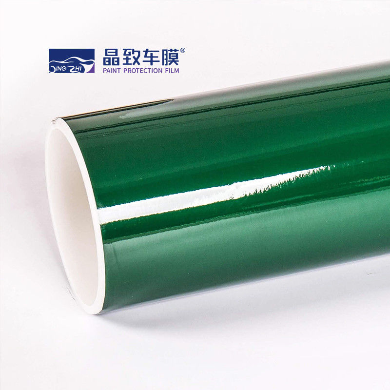 Crystal Glossy Post Green Car Vinyl Wrap Air Decorazione autoadesiva Roll Film Adesivi per auto per veicoli