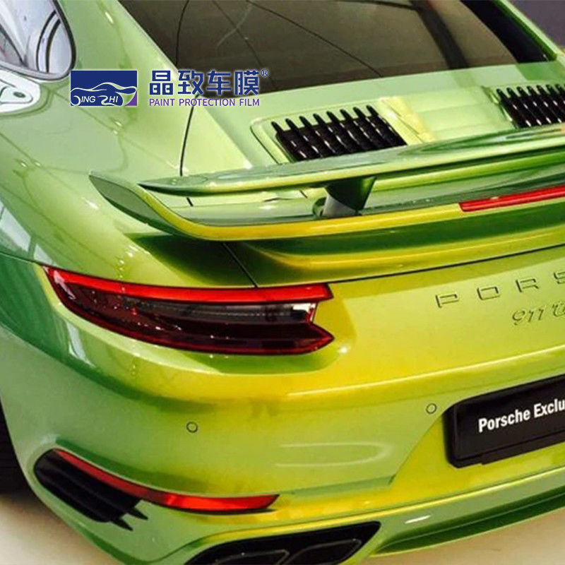 Pellicola protettiva per auto da verde lucido a oro Adesivo per auto per tutto il corpo Adesivo per avvolgere il veicolo