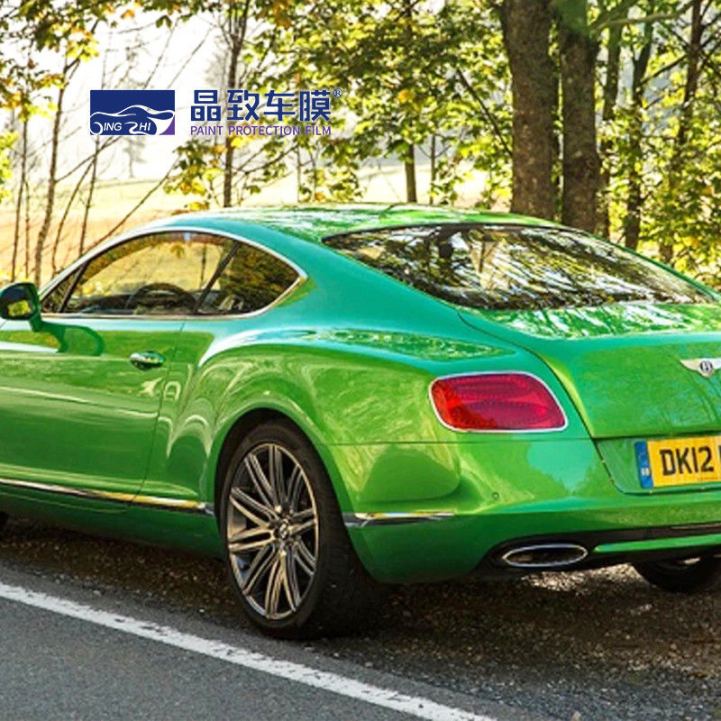 1.52X18M Super Glossy Metallic Midnight Green Car Vinyl Wrap Per Car Whole Body car vinyl wrap verde opaco