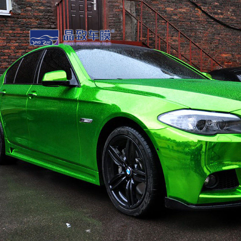 Car Styling Wrap Liquid Metal Dark Green Vinyl Film Body Sticker Con Air Free Bubble car bike boat wrap Pellicola lucida