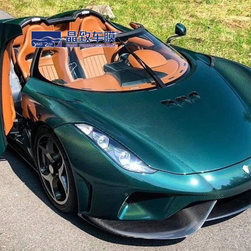 Pellicola protettiva per vernice colorata in vinile antiolio per auto estensibile multiuso